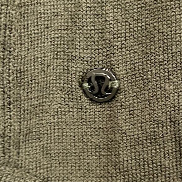 LULULEMON Sunshine Coast Long Sleeve Sweater Cashmere Blend Green Estimated - Picture 3 of 9